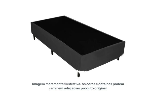 BOX/BASE *88X30 SUEDE PRETO