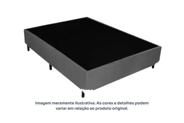 BOX/BASE *138X30 SUEDE CINZA