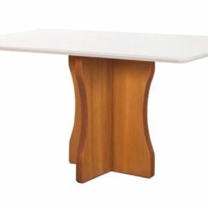 MESA BELLA 1,20 x 0,90 – MEL C/ OFF WHITE