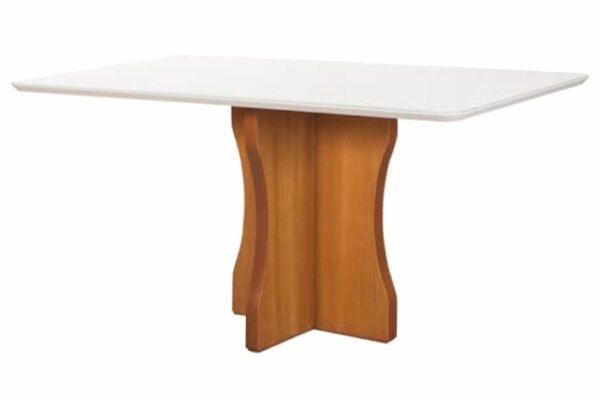 MESA BELLA 1,20 x 0,90 – MEL C/ OFF WHITE