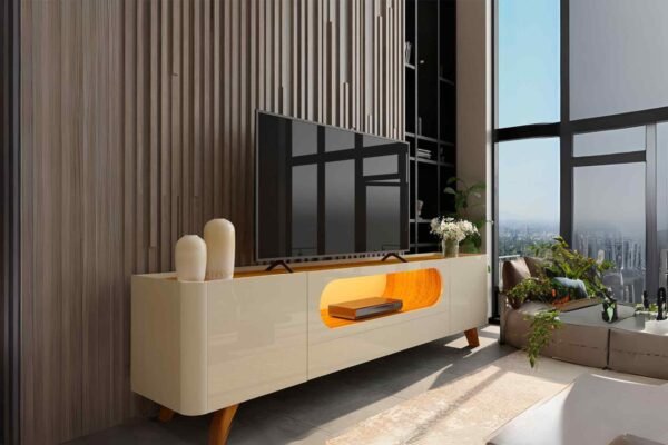 BANCADA NOBRE LED 2.12 NATURE/OFF – - Imagem 3