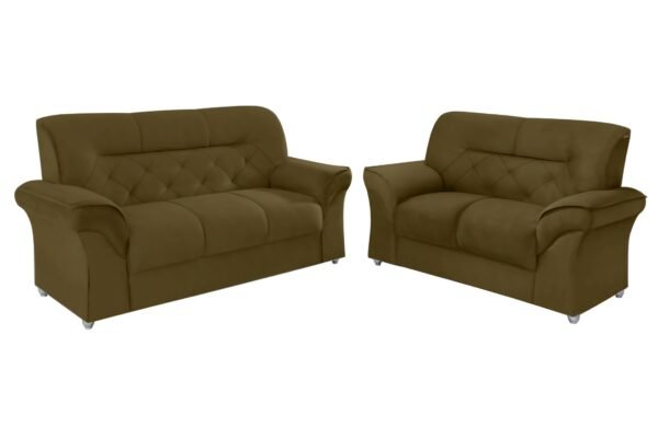 SOFA CJ 3X2 LUG CAETE/2084 VEL MARROM/D 2078 – LUFER