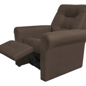 POLTRONA DO PAPAI CLIO SUEDE MARROM
