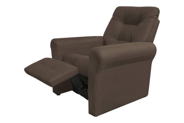 POLTRONA DO PAPAI CLIO SUEDE MARROM - Imagem 2