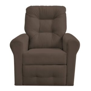 POLTRONA DO PAPAI CLIO SUEDE MARROM