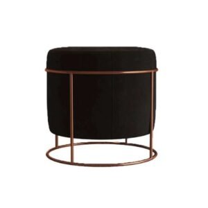 PUFF DETROIT REDONDO PE COBRE PRETO/45