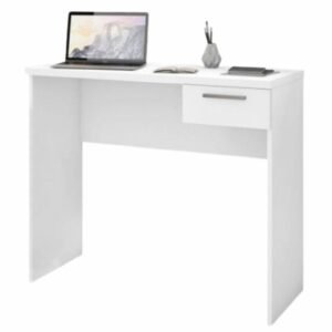 MESA OFFICE COM 1 GAVETA 900 MM – BRANCA