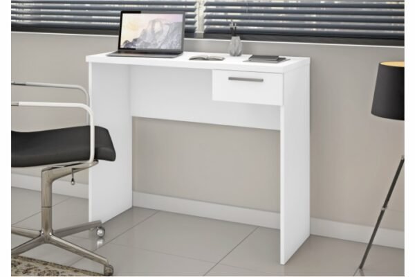 MESA OFFICE COM 1 GAVETA 900 MM – BRANCA - Imagem 2