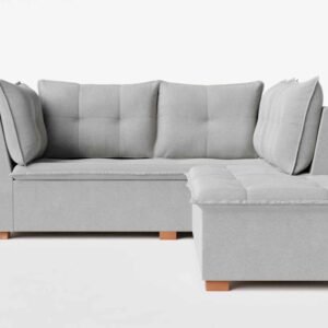 SOFA CANTO JAGUAR LINHO CINZA