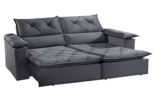 SOFA RETR IRON CINZA - Imagem 2