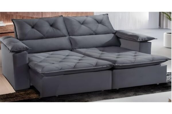 SOFA RETR IRON CINZA