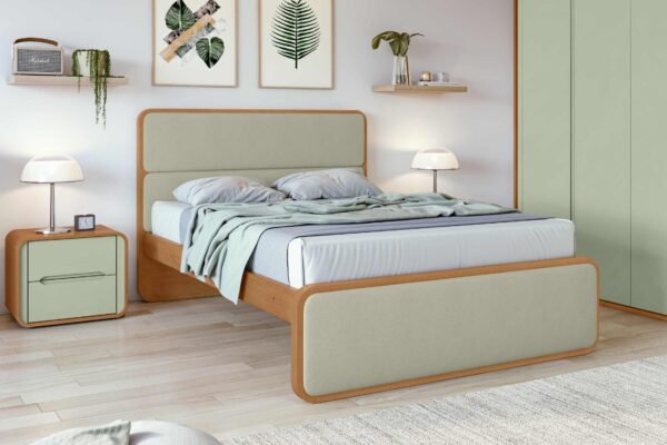 CAMA CASAL LOOP AMENDOACLEAN/SALVIA - Imagem 2