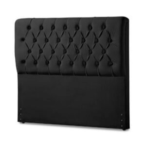 CABECEIRA QUEEN 1.60 BARCELONA CLASSIC VELUDO PRETO/701