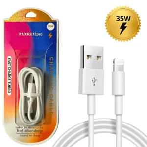 Cabo Carregador De Celular Lightning Turbo 35W (USB-Lightning)
